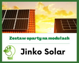 FOTOWOLTAIKA ''POD KLUCZ'' JINKO 6.88 kWp + MAGAZYN ENERGII 7.1KWH Pylontech Force H2